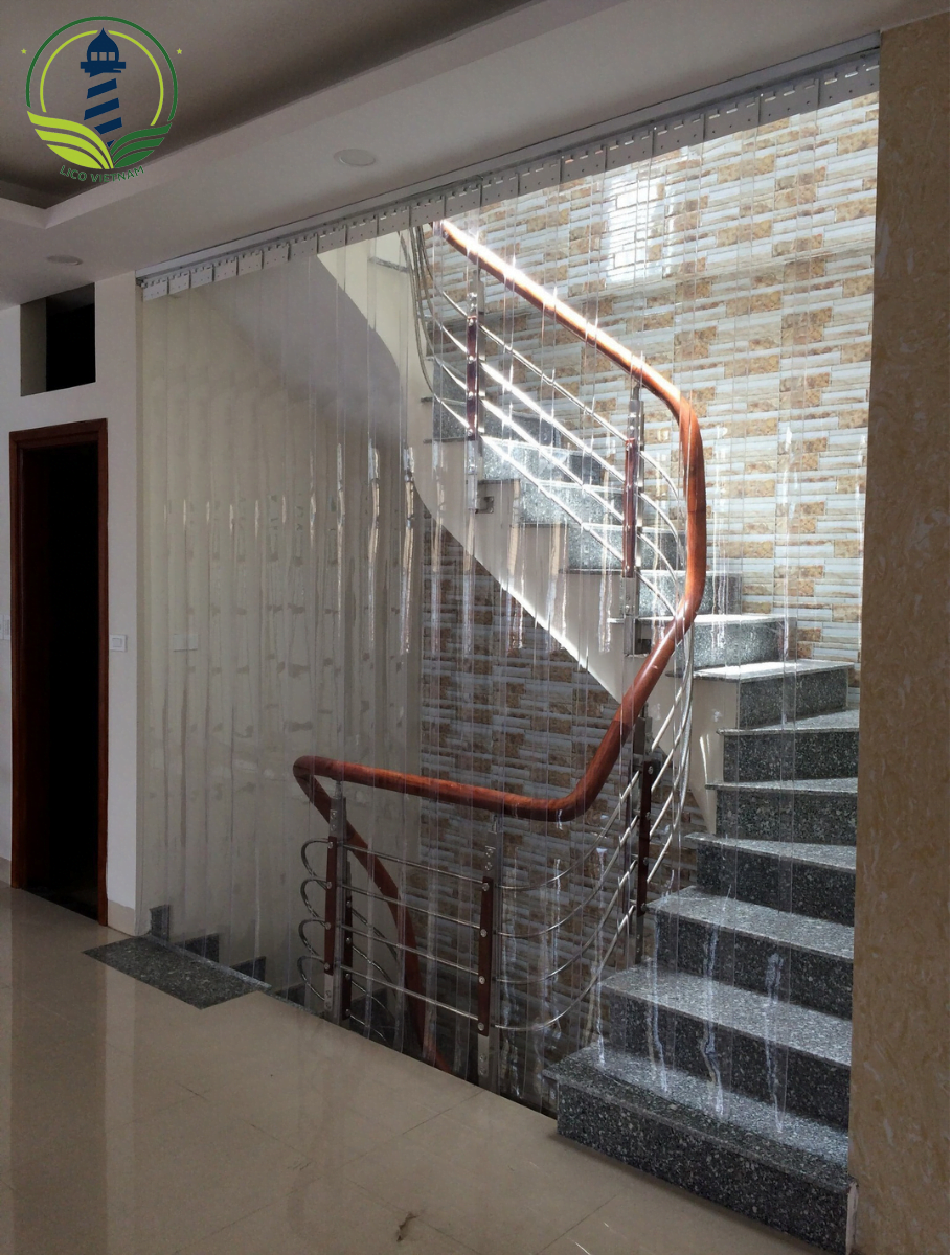 Rèm nhựa ngăn lạnh điều hoà
