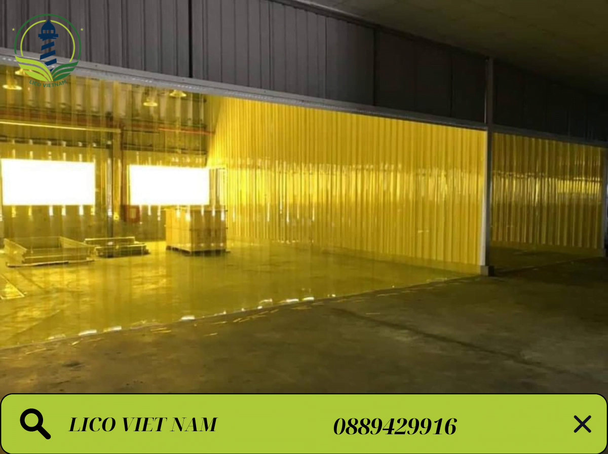 Rèm nhựa ngăn lạnh điều hoà
