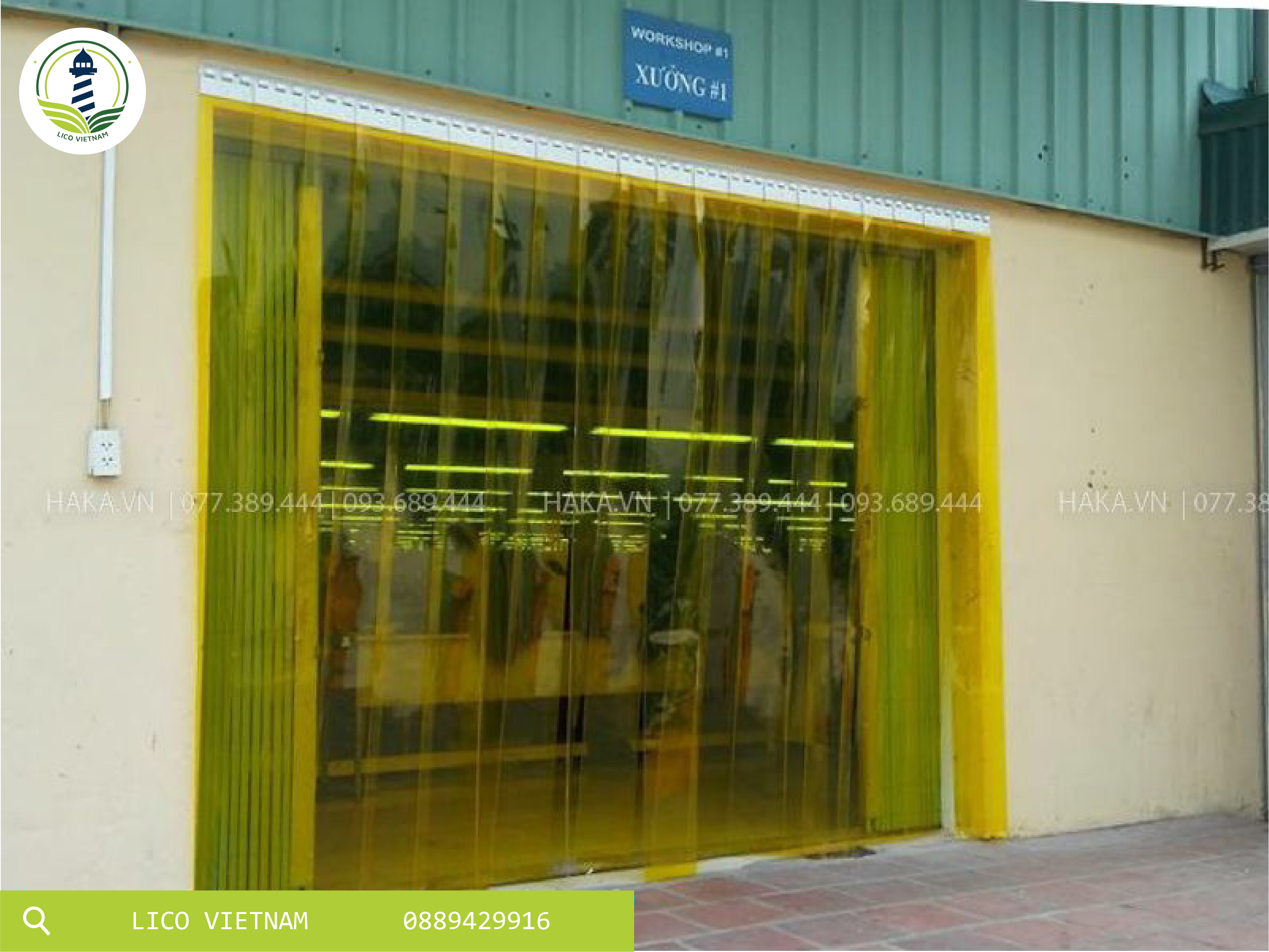 Rèm nhựa ngăn côn trùng
